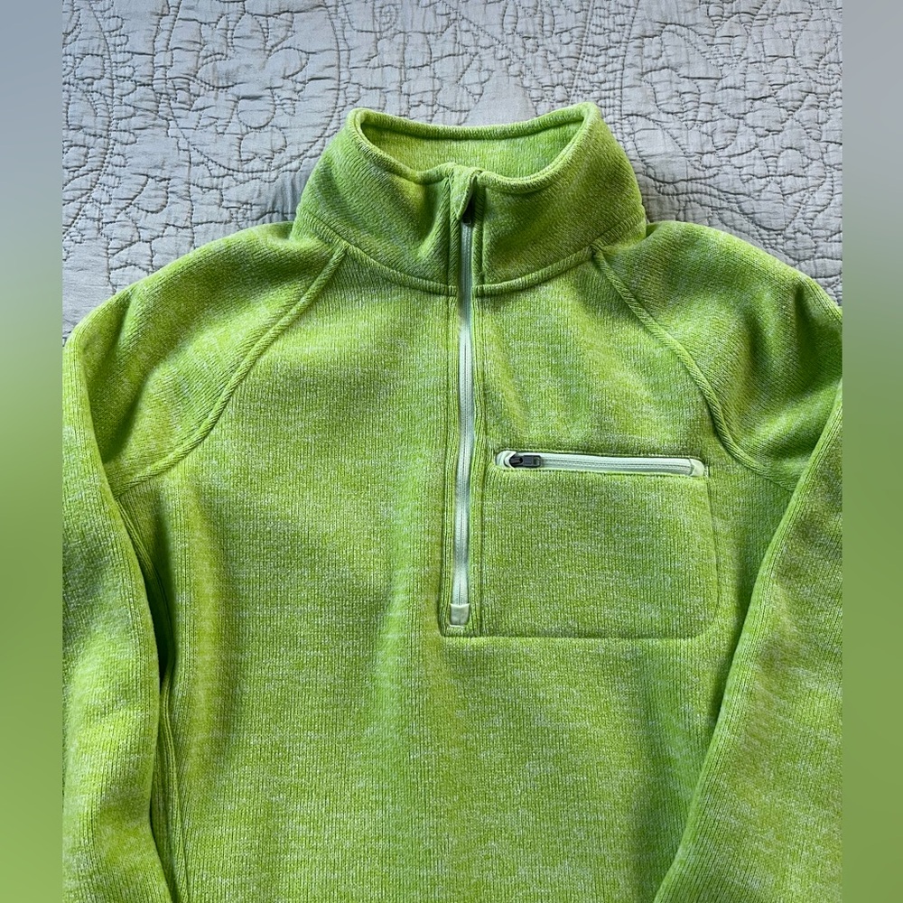 Under Armour Neon Green Half-Zip Fleece